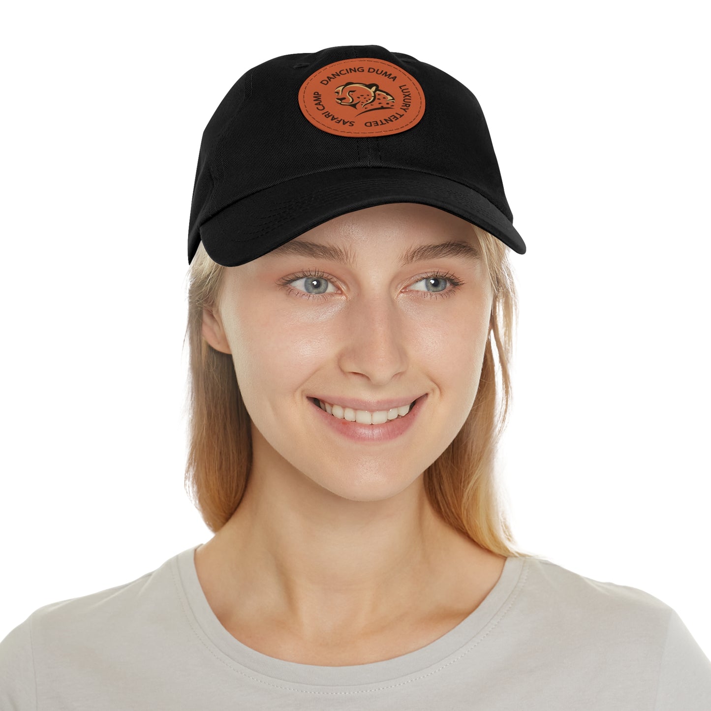 Dancing Duma Hat with Leather Patch (Round)